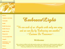 Tablet Screenshot of embracelight.com